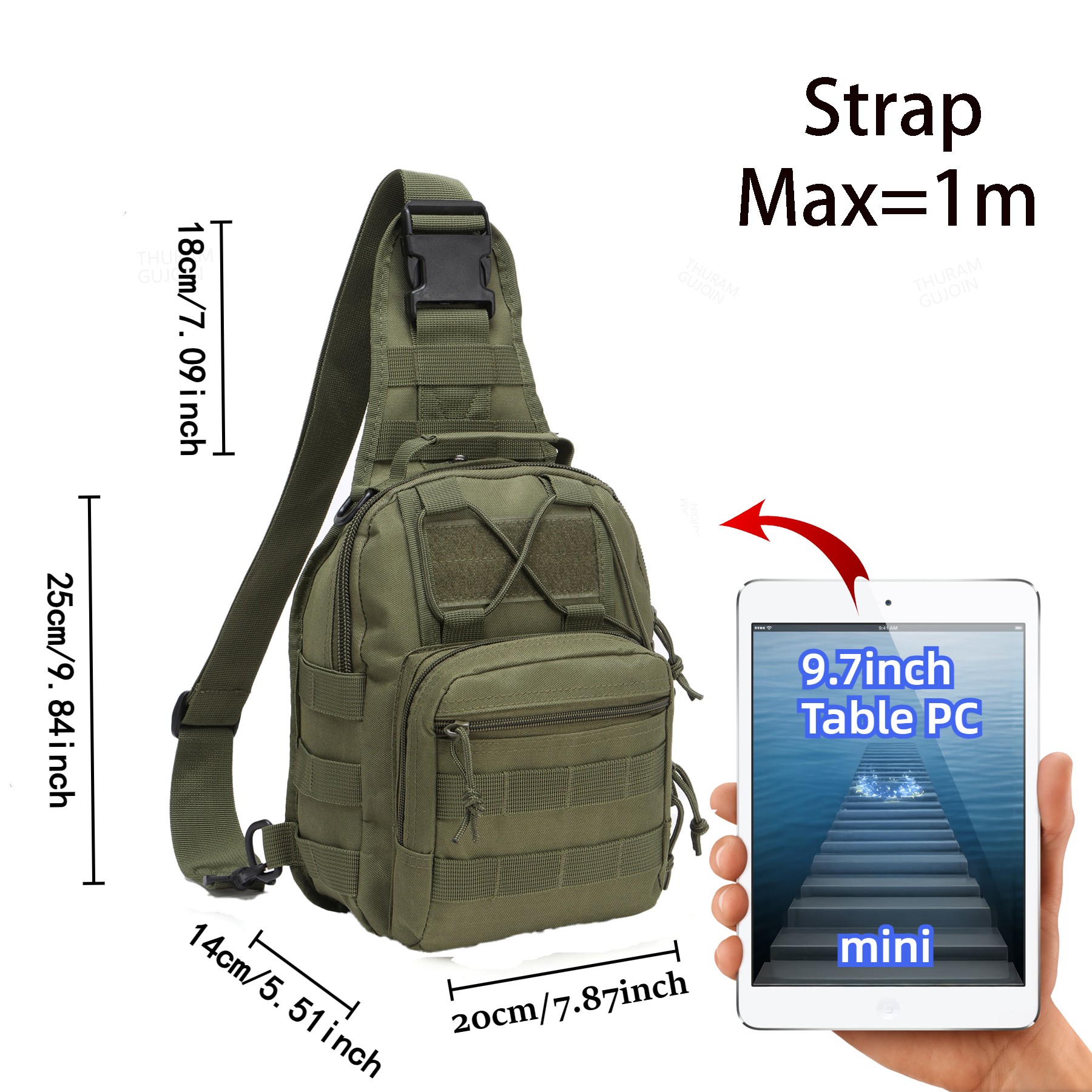 THURAM Outdoor Tactical Bag Ba – Sports Equipment Box recenzja i cena